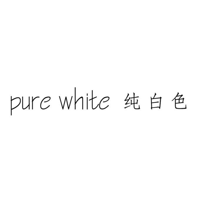 纯白色 PURE WHITE