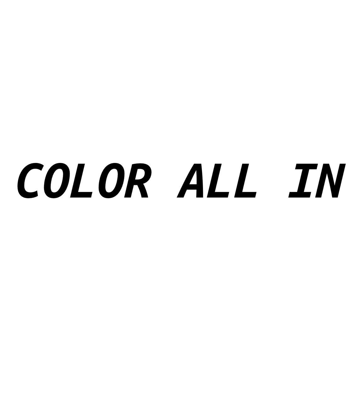 COLOR ALL IN
